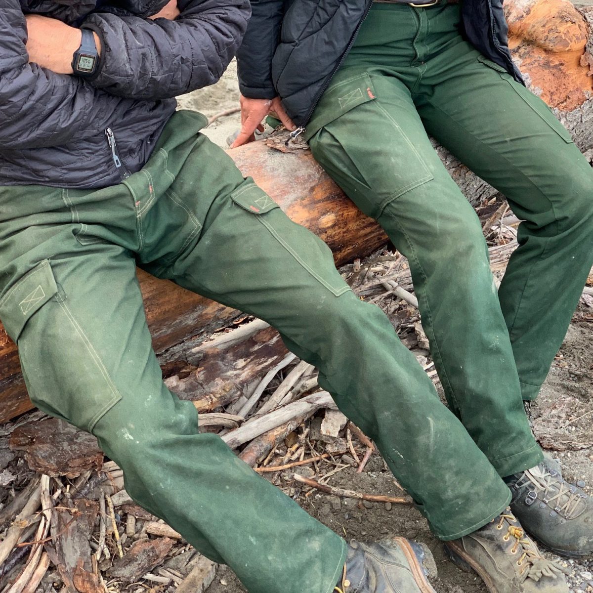 Custom Wildland Pant, shown in Advance Spruce Green with velcro cargo pocket